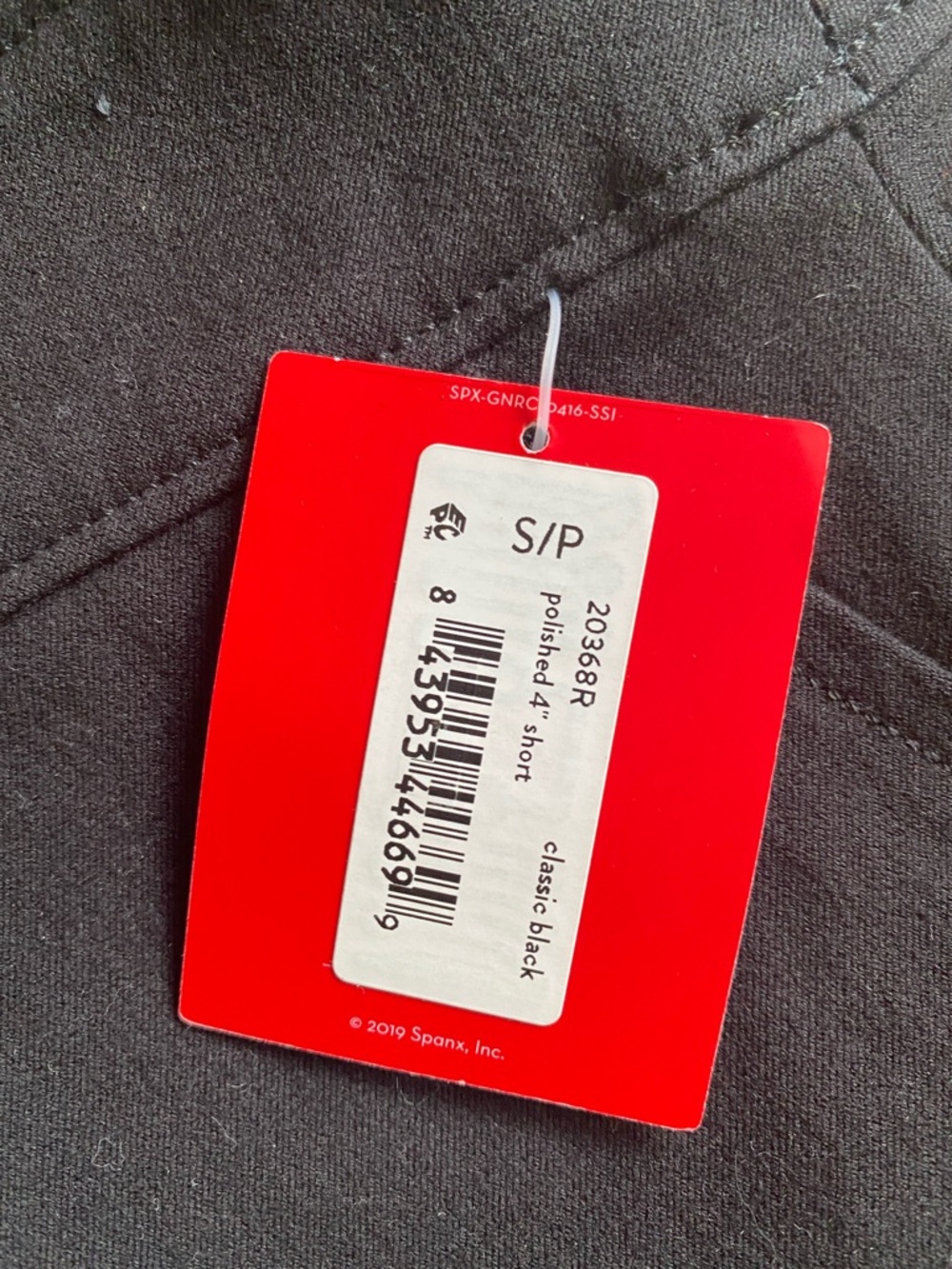SPANX Classic Black Polished 4" short S/P NWT - Picture 4 of 9